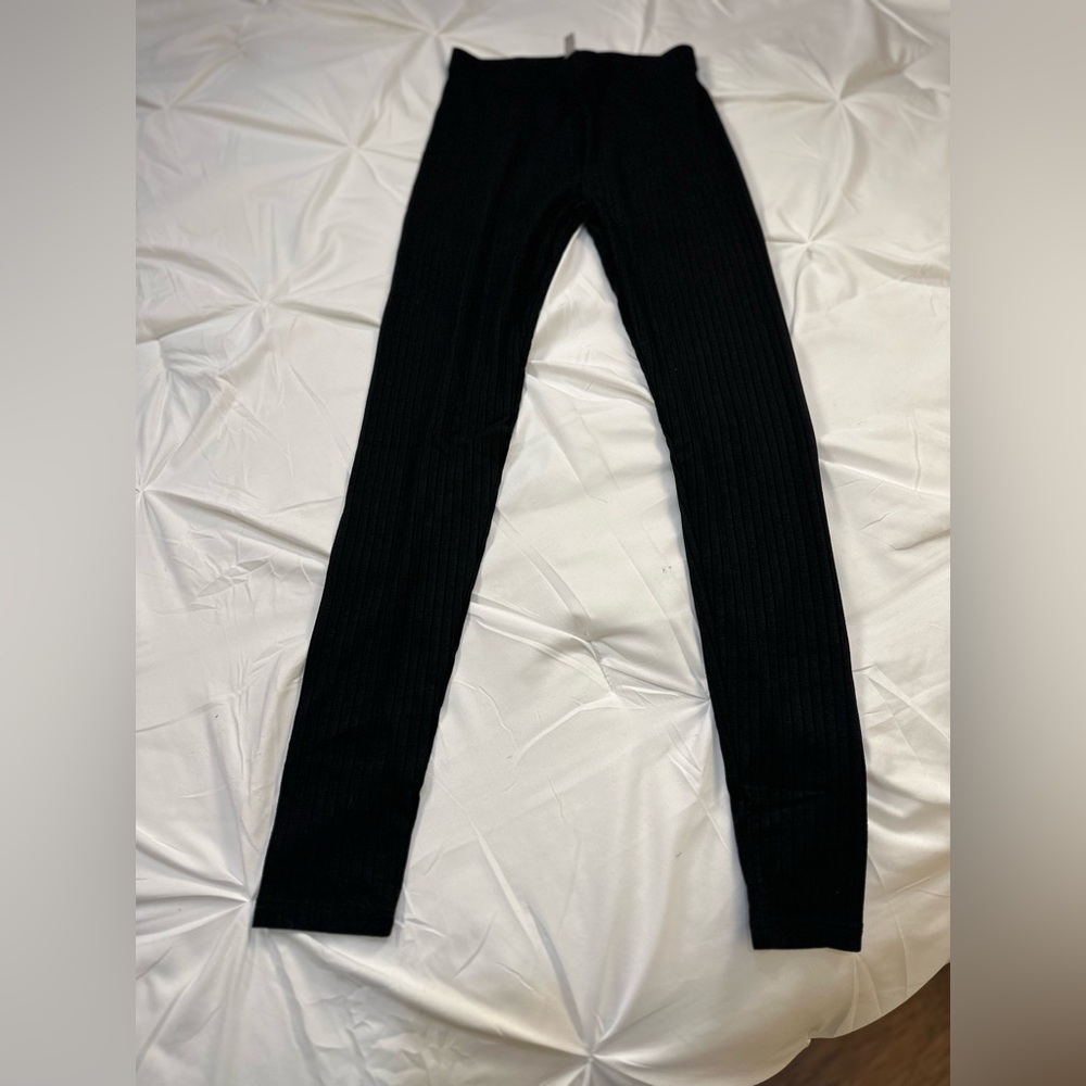 ASOS Brand Black Rib Legging NWT